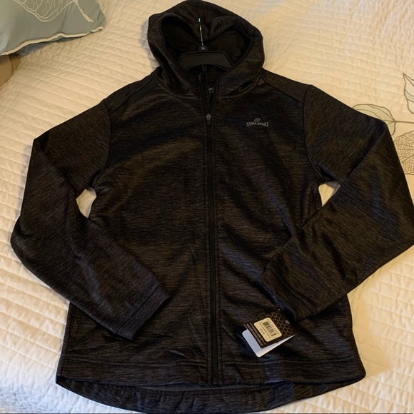 Unisex Size M Spalding Hoodie Jacket ZIp-Up - Picture 1 of 6